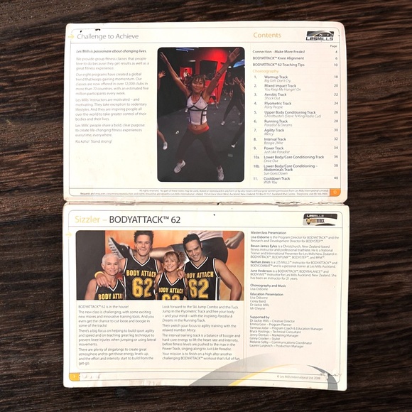 Les Mills BODYATTACK 62 CD, DVD, & Choreography Booklet - Picture 3 of 3